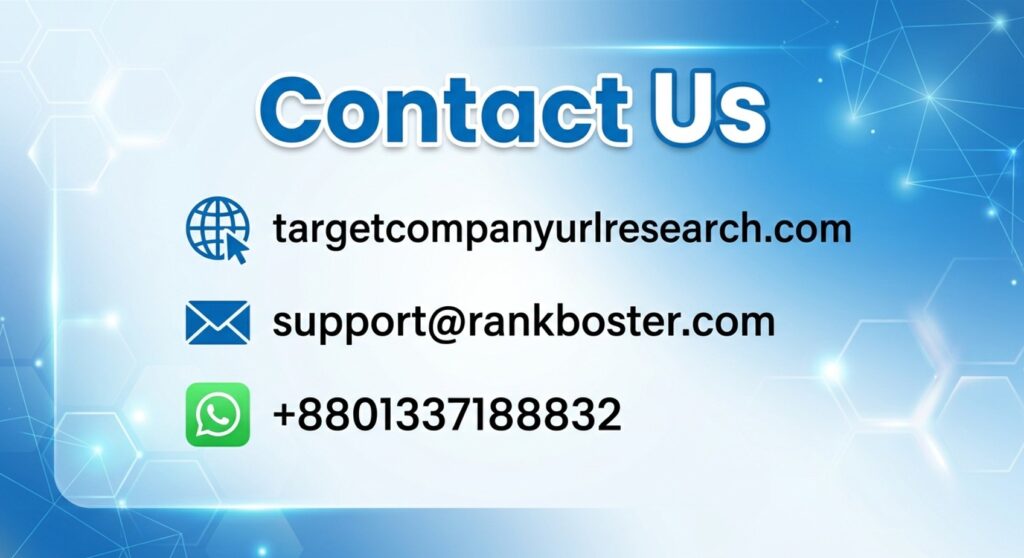 Target company url research